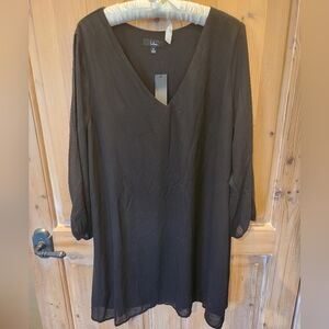 NWT Lulus cold shoulder flowy dress XL